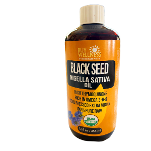 Organic Black Seed Oil — High Thymoquinone, Cold Pressed Nigella Sativa