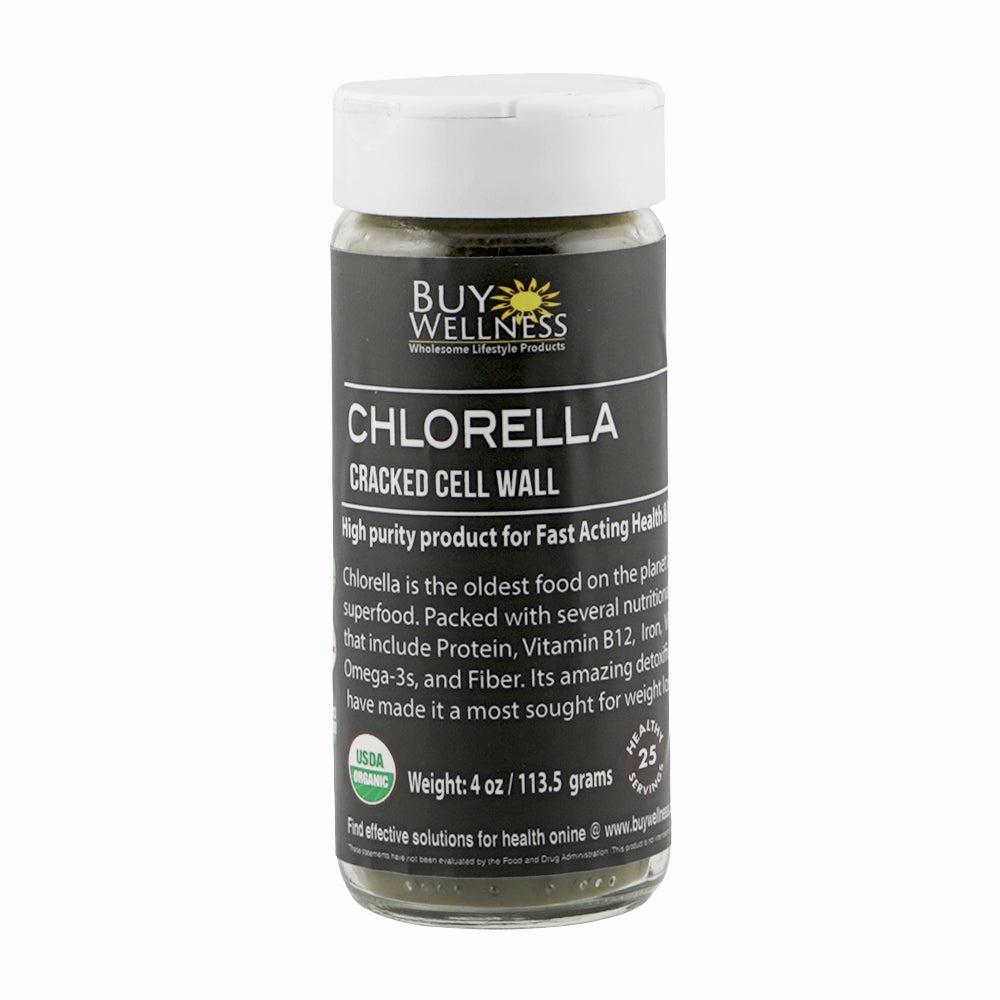 Buy Wellness Organic Cracked Cell Chlorella Powder