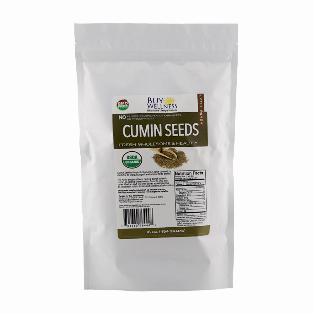 Buy Wellness Organic Cumin Seeds bag