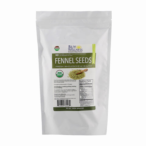 Buy Wellness Organic Fennel Seeds bag
