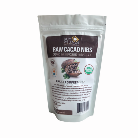 Buy Wellness Raw Organic Criollo Cacao Nibs