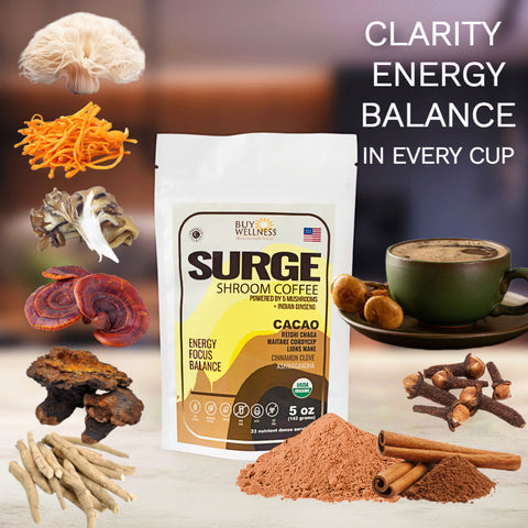 Buy Wellness SURGE Mushroom Cocoa lifestyle shot