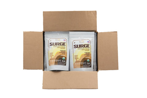 Buy Wellness SURGE Mushroom Cocoa packaging detail