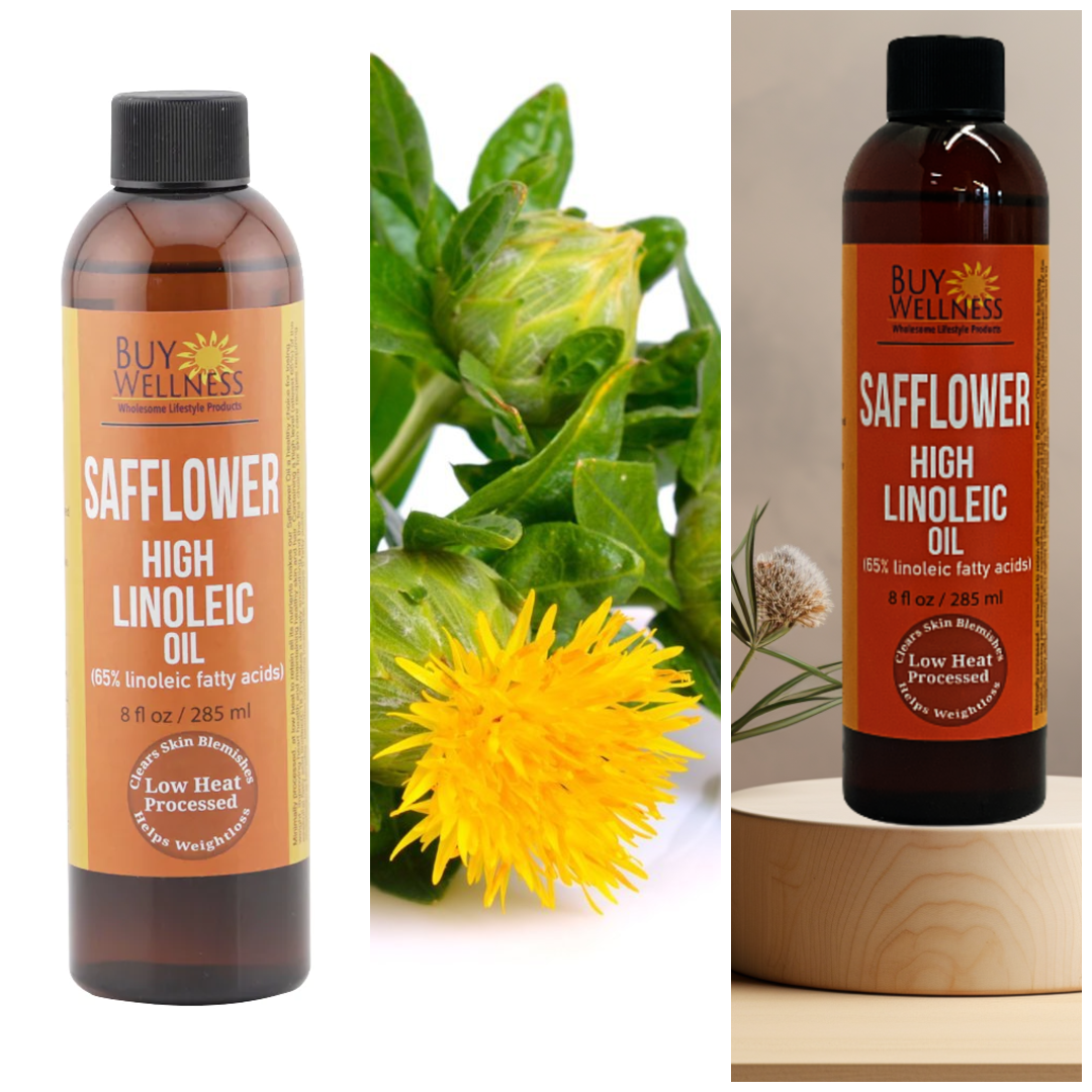 Cold pressed safflower oil lifestyle photo