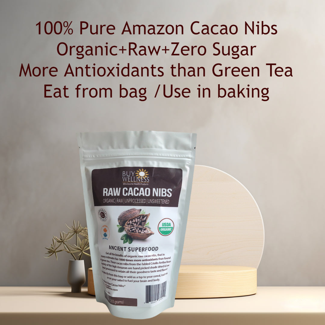 Organic Cacao Nibs lifestyle photo — Buy Wellness