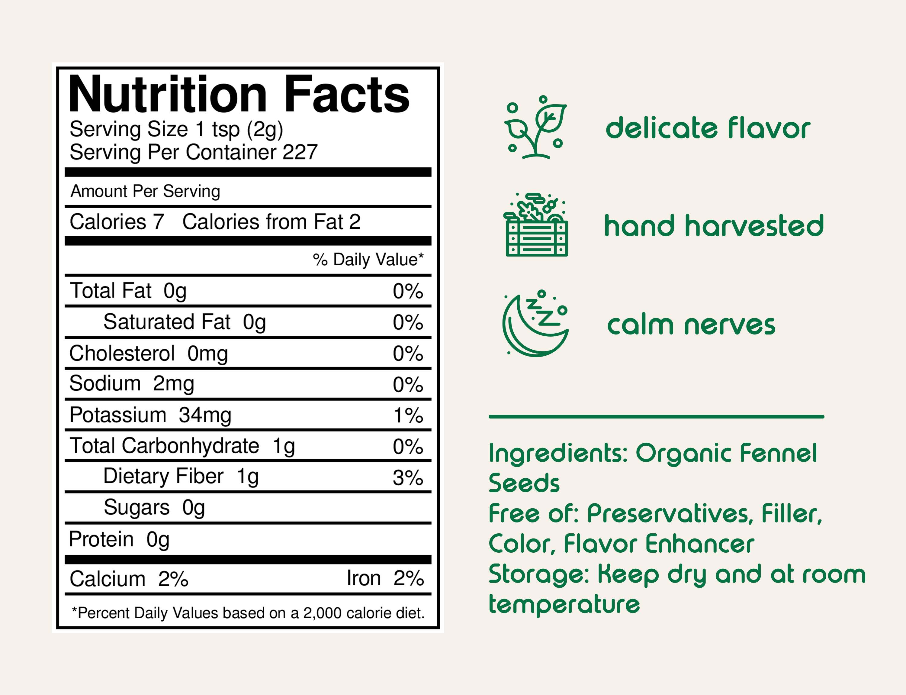 Organic Fennel Seeds — digestive wellness spice