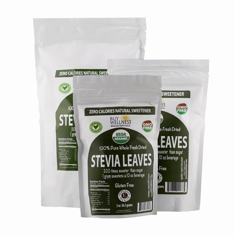 Organic Stevia Leaves variety pack — Buy Wellness