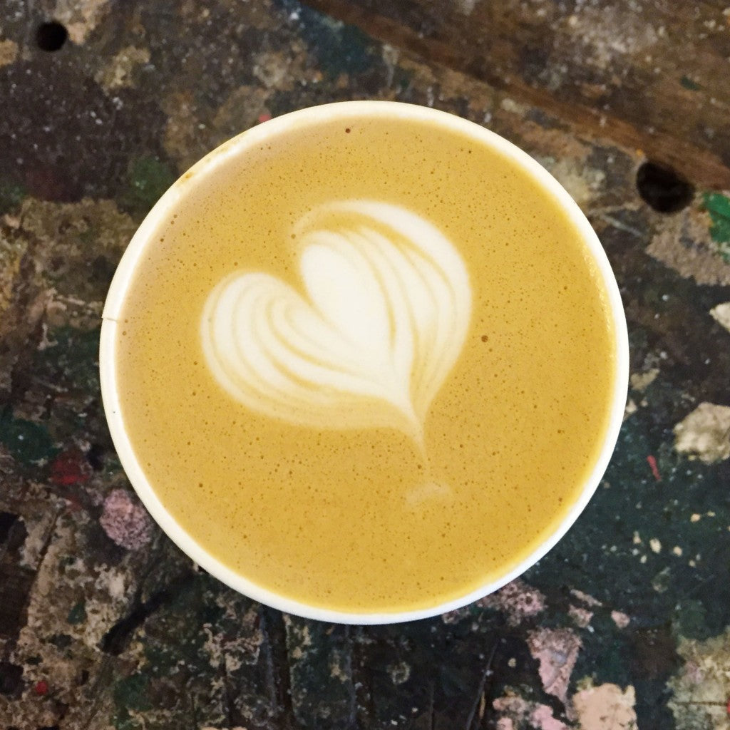 Organic turmeric latte made with Buy Wellness turmeric powder