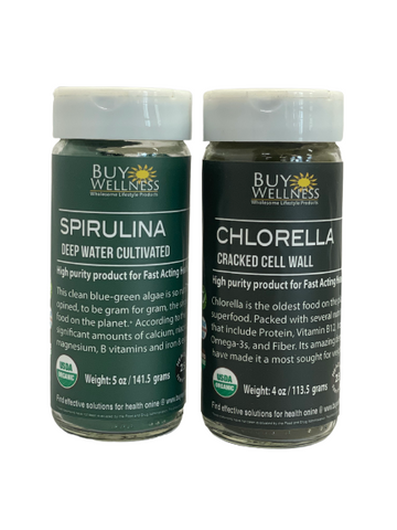 SUPERGREENS Organic Spirulina + Organic Chlorella
