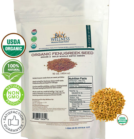 Fenugreek Seeds Organic