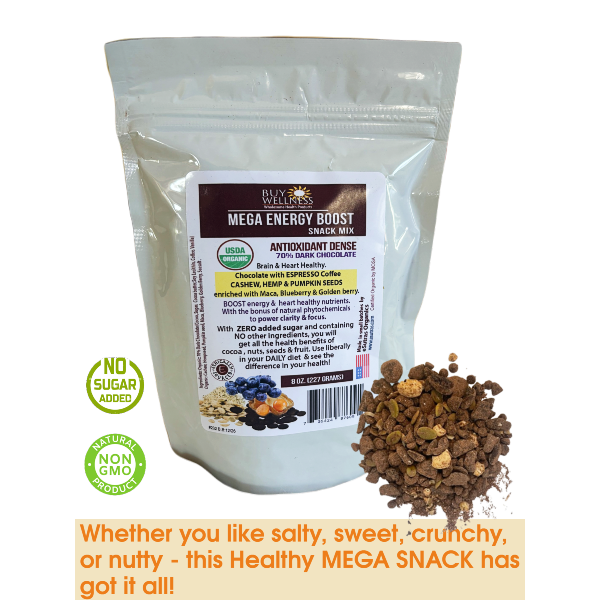 MEGA Energy Boost YUMMY Snack Mix